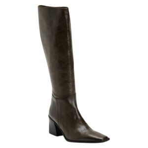 EMANUELE CRASTO Made In Italy Leather High Shaft Boots